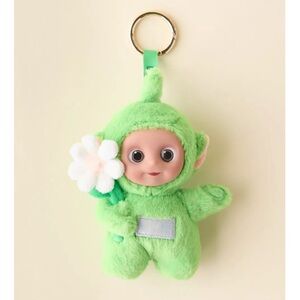 POP MART Teletubbies Say Hello Series Plushie Keychain - Dipsy's Naughty Flower